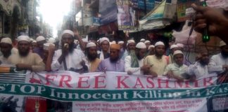 কাশ্মীরে স্বাধীন রাষ্ট্র প্রতিষ্ঠার দাবিতে